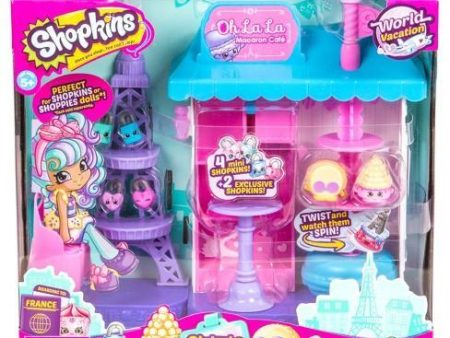 Shopkins Season 8 World Vacation - Oh La La Macaron Cafe Playset Online Sale