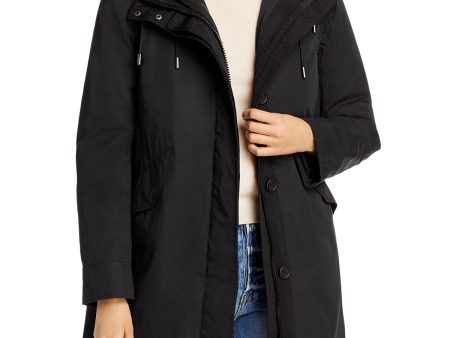 YS ARMY Womens Black Zip Up Winter Jacket Coat Online Sale