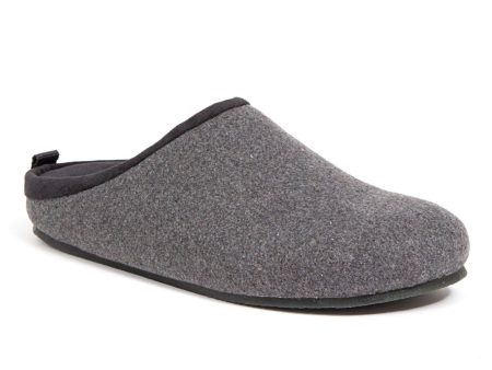 DEER STAGS Mens Gray Cushioned Slipperooz Round Toe Slip On Slippers Shoes M Online Sale