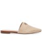 INC Womens Beige Woven Goring The Negril Square Toe Slip On Mules M on Sale