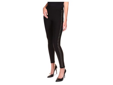 MICHAEL MICHAEL KORS Womens Black Skinny Leggings For Cheap