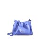 PHILLIP LIN Women s Blue Ruched Solid Single Strap Crossbody Handbag Purse Fashion