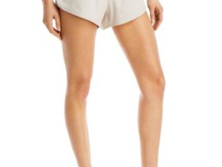 ALL ACCESS Womens Beige Active Wear Shorts Shorts For Sale