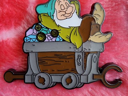 Loungefly Disney Seven Drawfs Mining Car Mystery Pins Online now