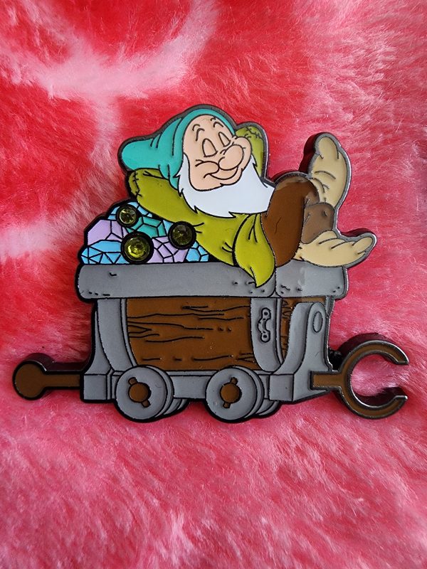 Loungefly Disney Seven Drawfs Mining Car Mystery Pins Online now