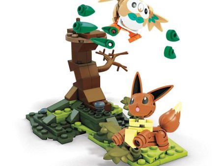 Mega Construx Pokemon Rowlet vs. Eevee Cheap