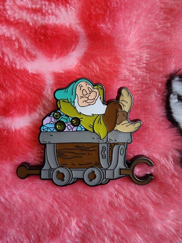 Loungefly Disney Seven Drawfs Mining Car Mystery Pins Online now