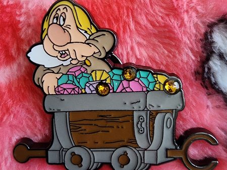 Loungefly Disney Seven Drawfs Mining Car Mystery Pins Cheap