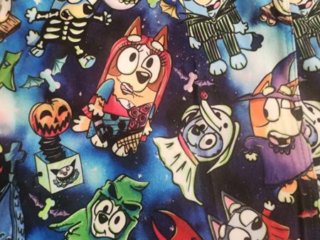 CP Bluey, Bingo, and Family Nightmare Before Christmas Halloween Leggings Discount