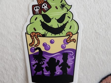 Disney Nightmare Before Christmas Oggie Boogie Drink Sticker Sale