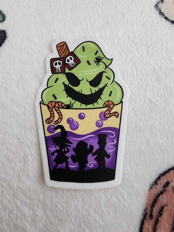 Disney Nightmare Before Christmas Oggie Boogie Drink Sticker Sale