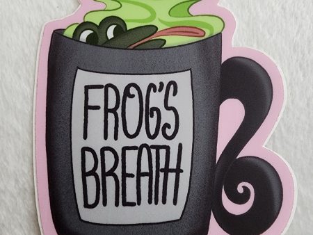 Disney Nightmare Before Christmas Frog s Breath Sticker Discount