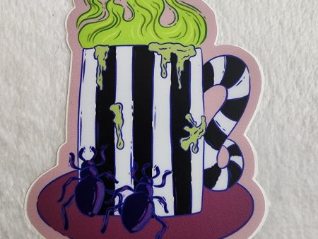 Beetlejuice Mug Sticker Supply