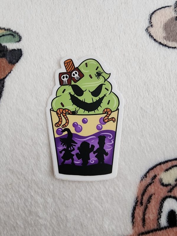 Disney Nightmare Before Christmas Oggie Boogie Drink Sticker Sale