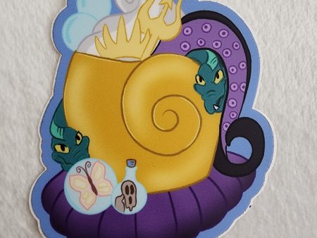 Disney Ursula Drink Sticker For Sale